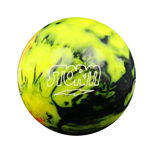 Storm Spot On Bowlingball-BLK/YEL/ORA