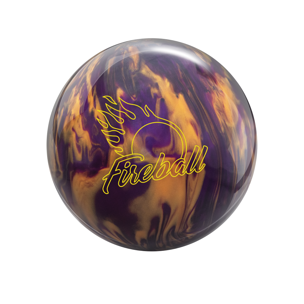 Ebonite Bowlingball EB Fireball purple/gold