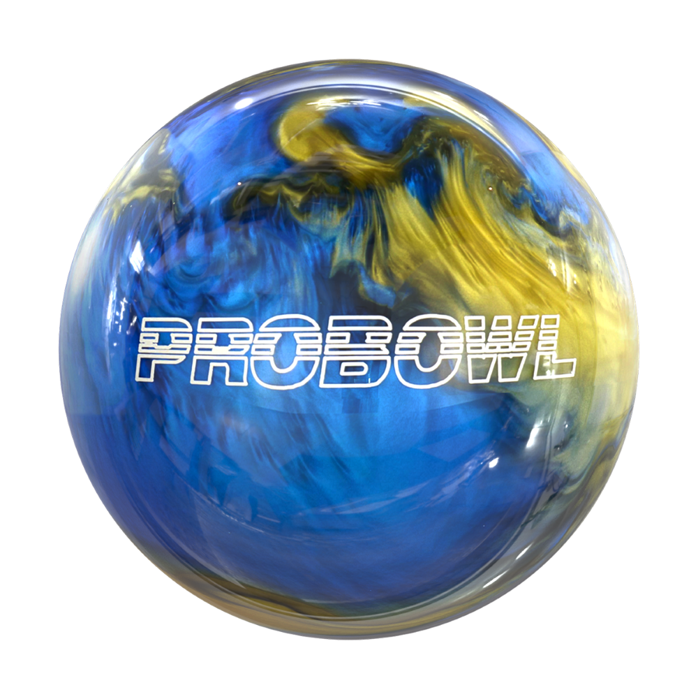 Pro Bowl Bowlingball - Ball Blue/Black/Gold