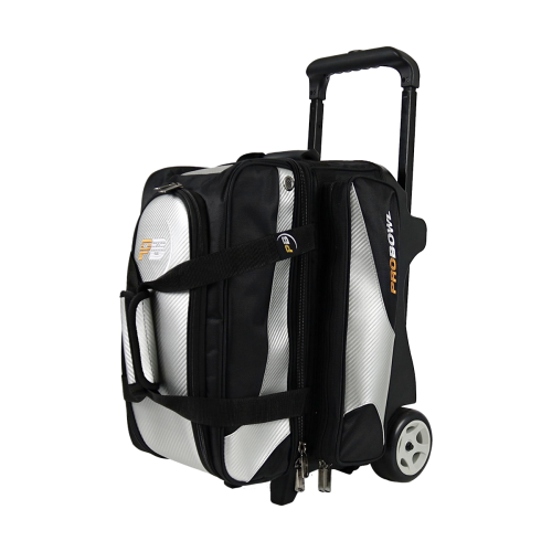 ProBowl 2Ball Deluxe Tasche Ballwagen Black-Carbone-Silber