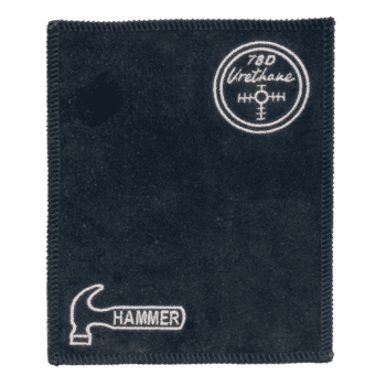 Bowling HA Hammer Shammy Pad Black 78D Logo