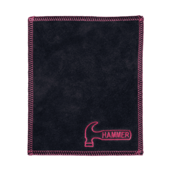 Bowling HA Hammer Shammy Pad Black/ Pink Logo