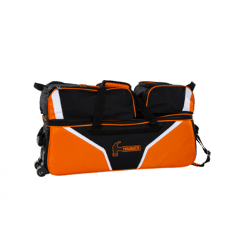Bowlingtasche 3 Ball Hammer Deluxe TRIPLE TOTE Orange Ballwagen