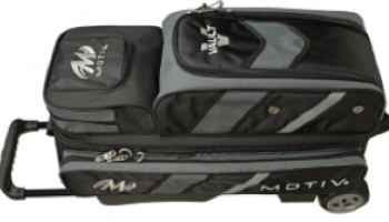 Motiv Vault 3-Ball Roller Bag Tasche Bowlingwagen Covert Black