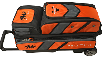 Motiv Vault 3-Ball Roller Bag Tasche Bowlingwagen Tangerine