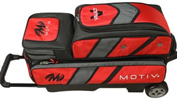 Motiv Vault 3-Ball Roller Bag Tasche Bowlingwagen fire red