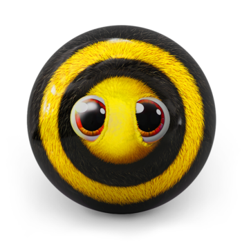 On The Ball-Bowlingbälle im Design Bowling Kugel - Buzz Bomb