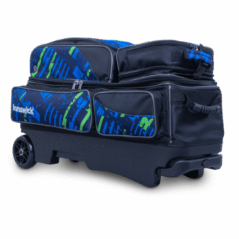 Brunswick PUNISHER 3 Ball Trippel Roller BLUE GREEN Bag Tasche