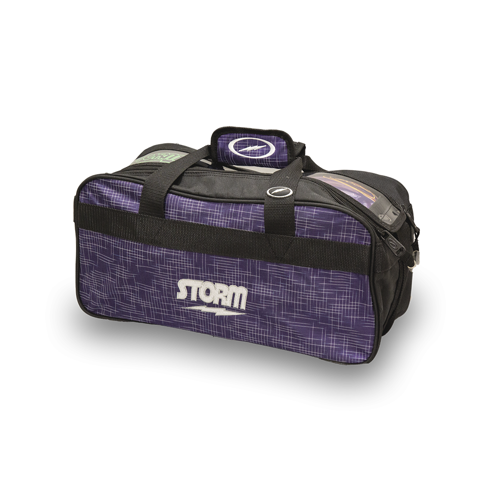 Bowlingtasche 2 Ball Bowling Bag Tote Steel PRPL/BLACK Tasche