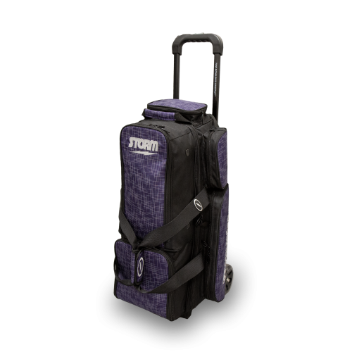 Bowlingtasche Storm 3-Ball Bag Tasche Ballwagen ABSTRACT RT prpl Black