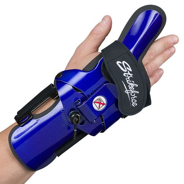 Bowlingzubehör HGS KR Strike Pro Rev3 Power Blau Zubehör Handgelenkstütze