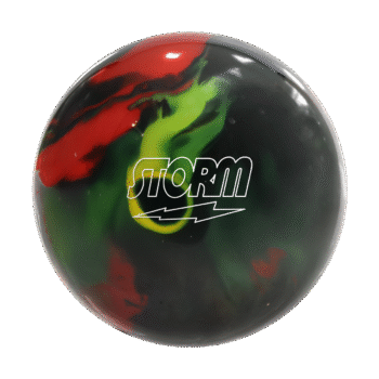 Bowlingball Storm Bowling Spot ON Color Mix Bowlingkugel Red Yellow Black