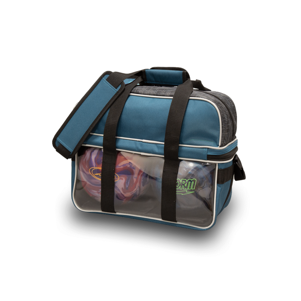 Storm Bowlingtasche 2 Ball Bag Tote DLX Steel Blue Black Bowling Tasche