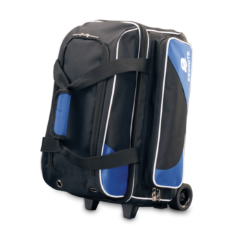 Bowlingballwagen Ebonite Transport Double Roller Bowling Bag Tasche Blau