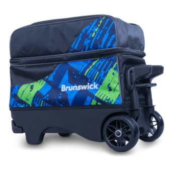 Bowlingtasche Brunswick PUNISHER Doubel Bag Tasche Bowling BLUE GREEN