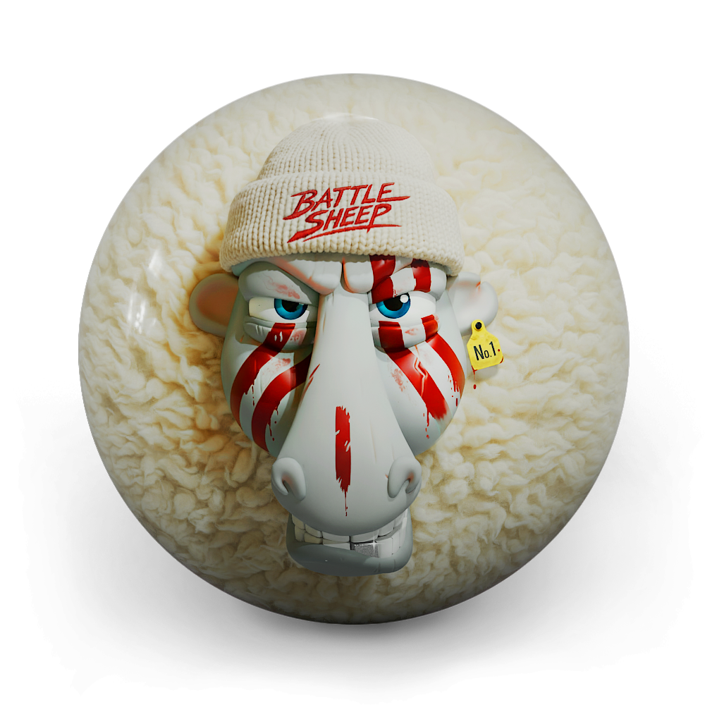On The Ball-Bowlingbälle im Design Bowling Kugel - Battle Sheep