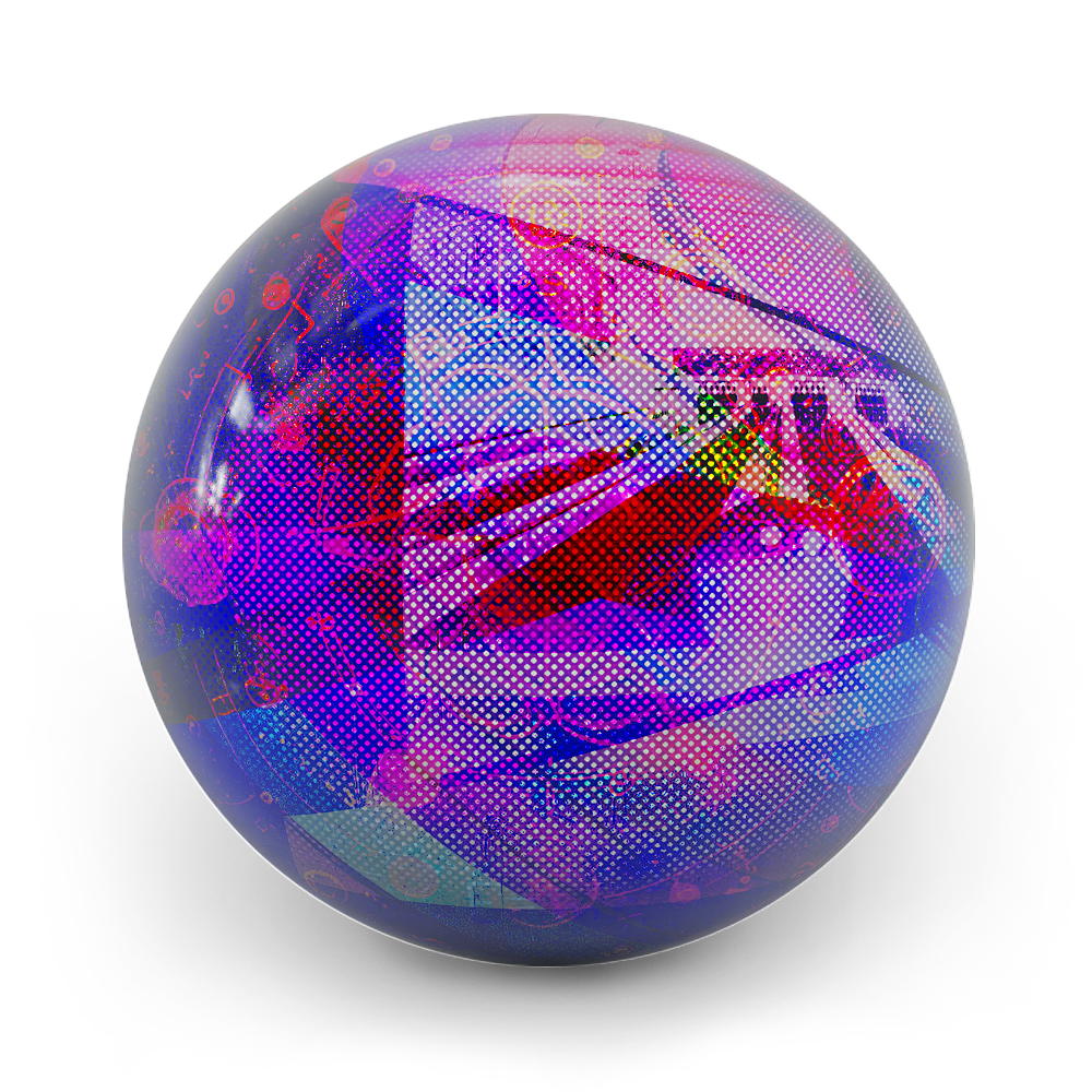On The Ball-Bowlingbälle im Design Einstein's Cortex Crush
