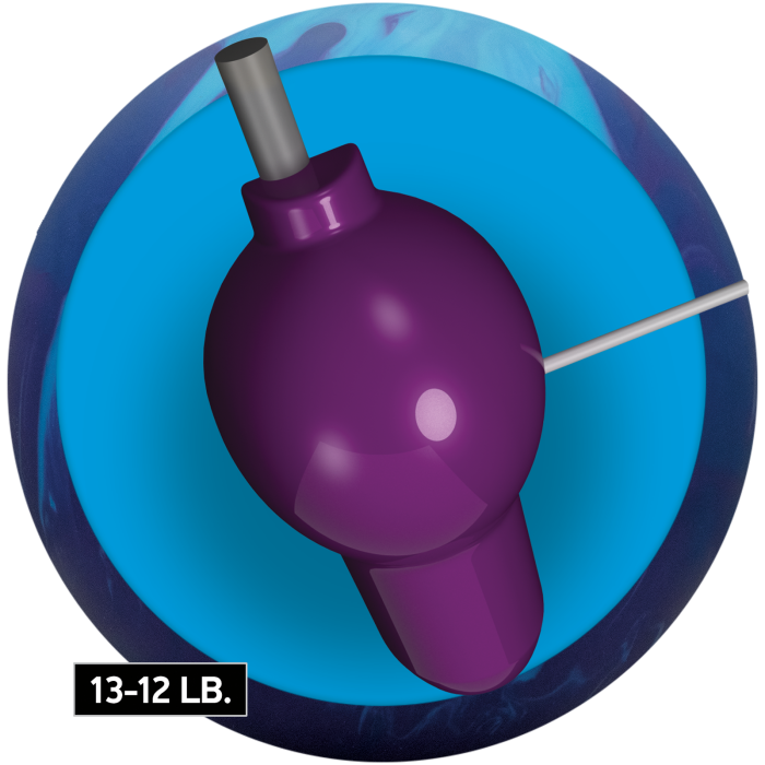 Bowlingball VEXED Radical HK22C + Solid Vexed Asymmetric Bowlingkugel – Bild 3