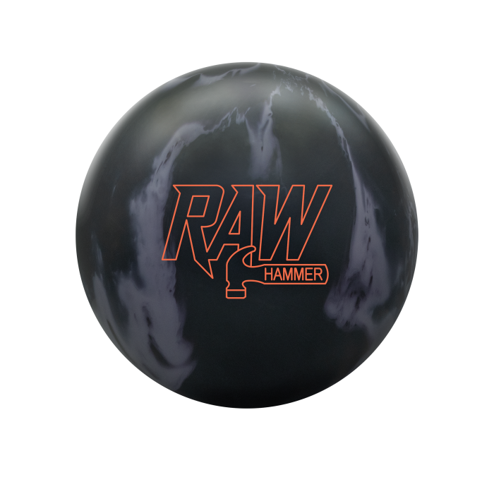 Hammer Bowlingball RAW BLACK GREY Juiced Solid Bowlingkugel