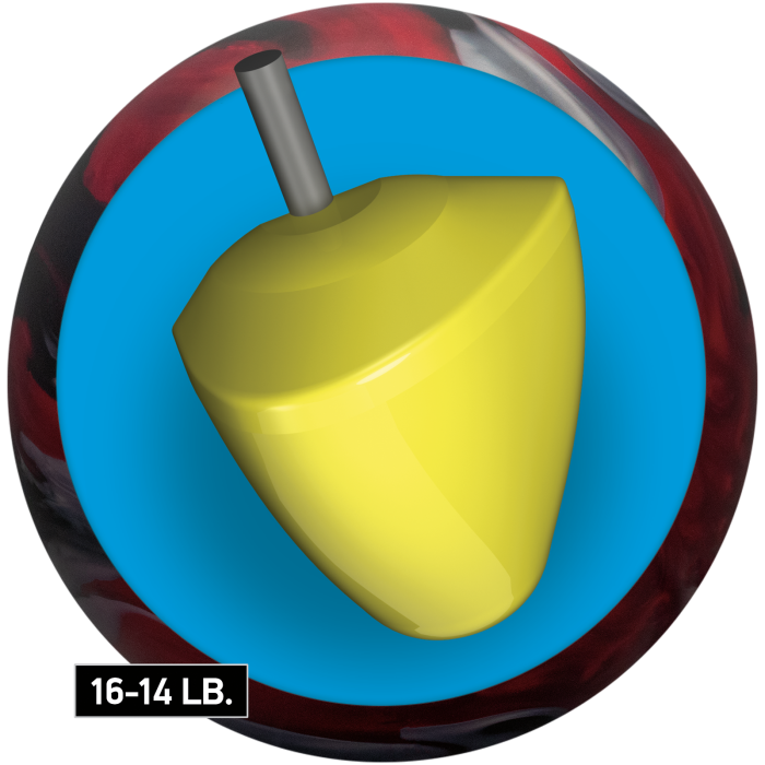 Bowlingball Radical No Doubt Symmetric Plus Hybrid Bowlingkugel – Bild 3