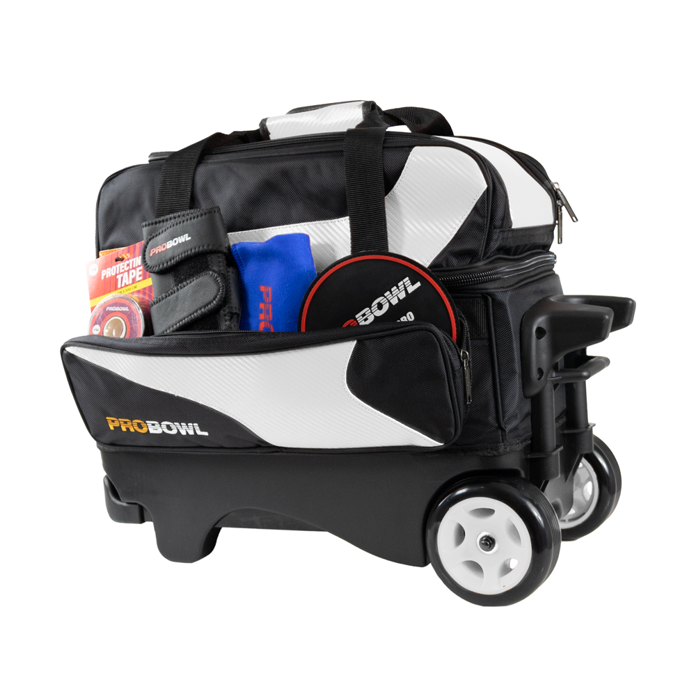 ProBowl 2Ball Bag Deluxe Tasche Ballwagen Black-Carbone-Weiß