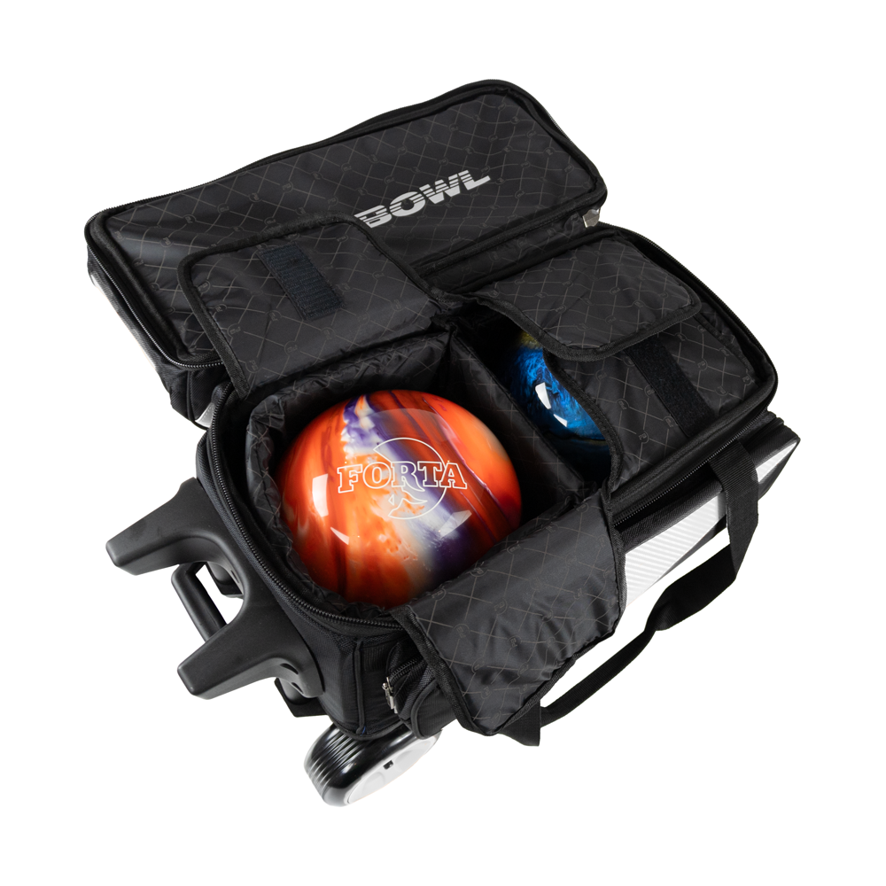 ProBowl 2Ball Bag Deluxe Tasche Ballwagen Black-Carbone-Weiß