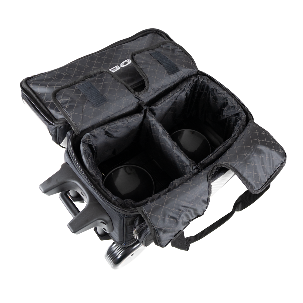 ProBowl 2Ball Bag Deluxe Tasche Ballwagen Black-Carbone-Weiß