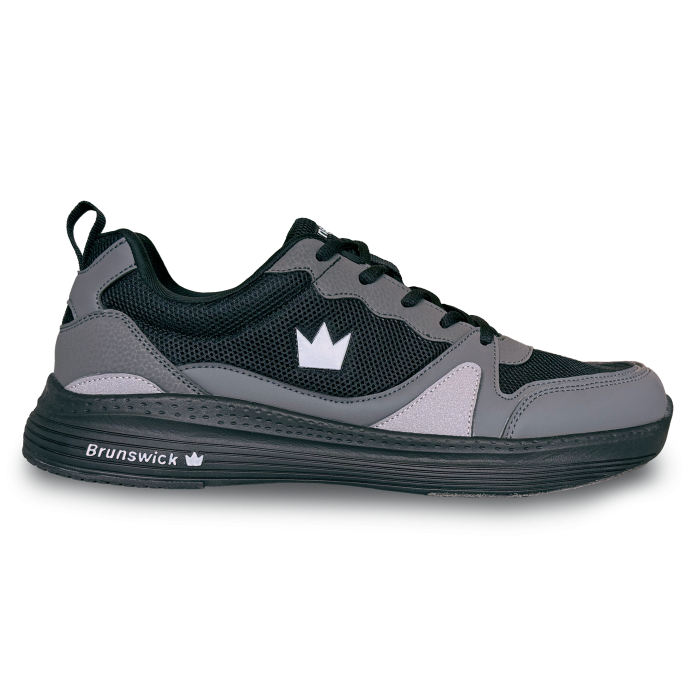 Brunswick Men’s Athletic Shoes Outback Black Grey New Bowlingschuhe – Bild 4