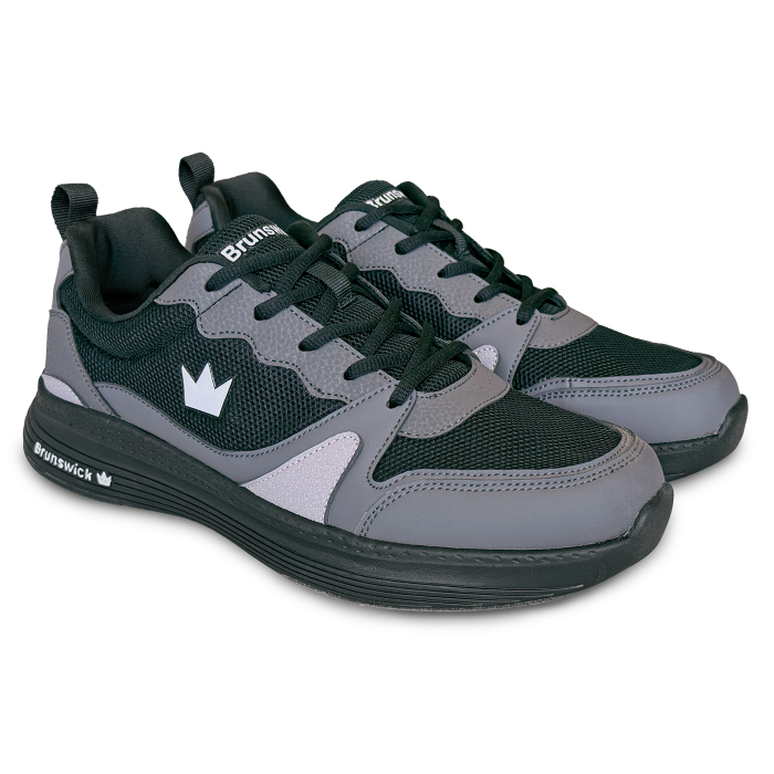Brunswick Men’s Athletic Shoes Outback Black Grey New Bowlingschuhe