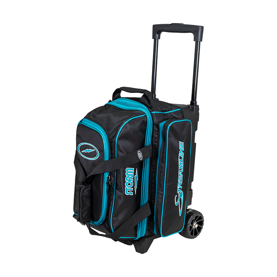 Storm BowlingRoller 2 Ball Stremline Diam Black Aqua Bowlingtasche Bag