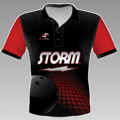 Bowlfun Polo Best Quallität STORM Pin Black No.S12EU18PM5 Pol