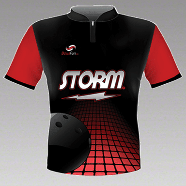 Bowlfun Jersey Best STORM Pin Black No.S12EU18JM5 Quallität Men