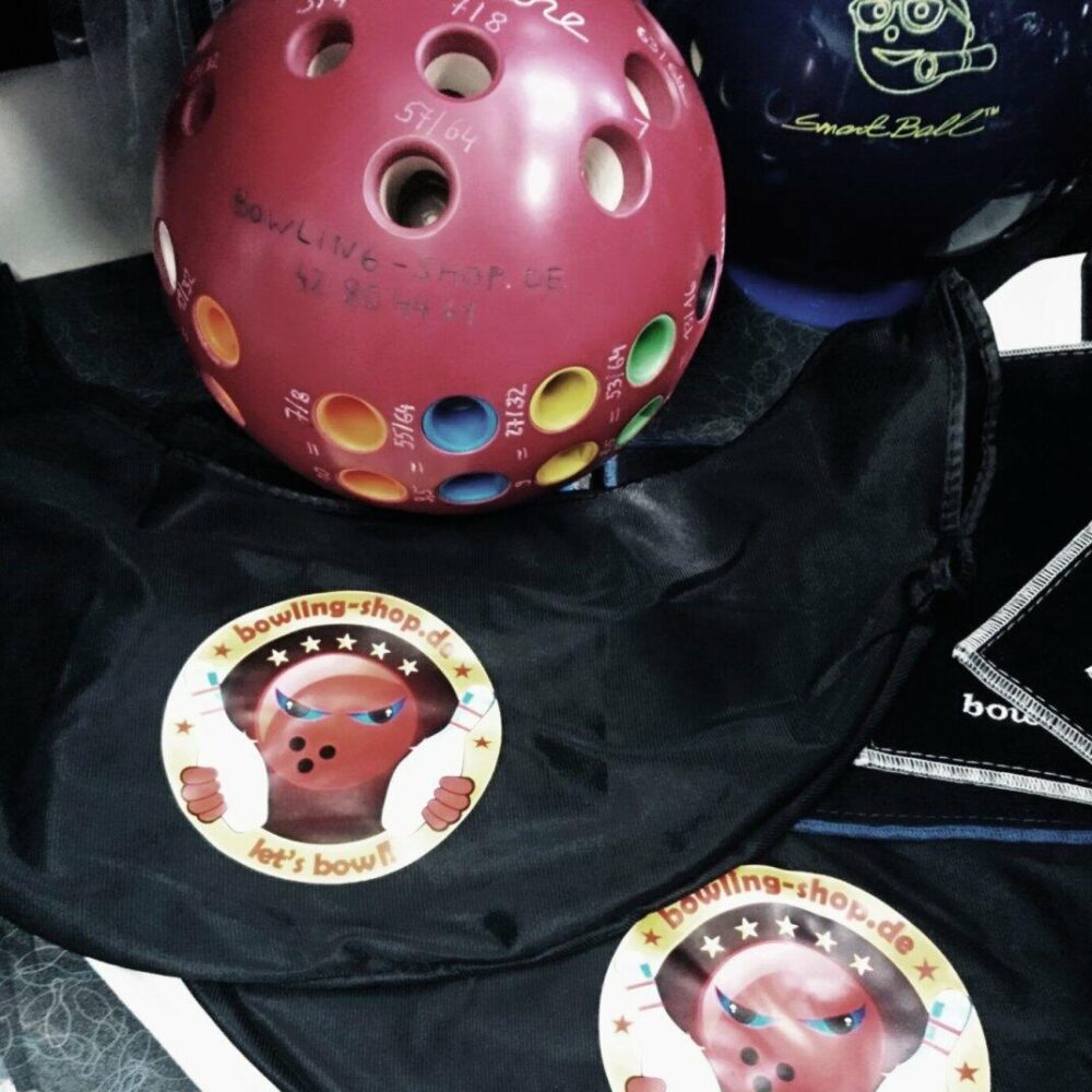 Shammy Pad mit Ball Sack im Set 20 Jahre bowling-shop.de Angebot