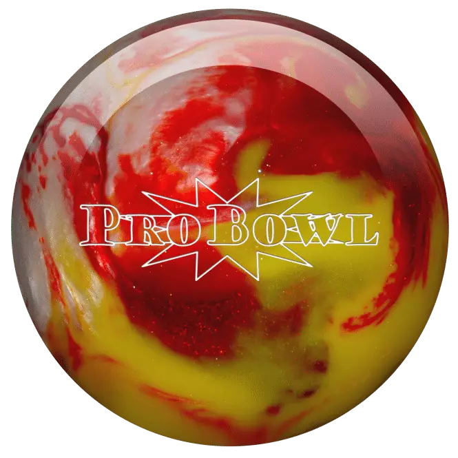 Pro Bowl Ball  Red / Yellow / Silver  - New