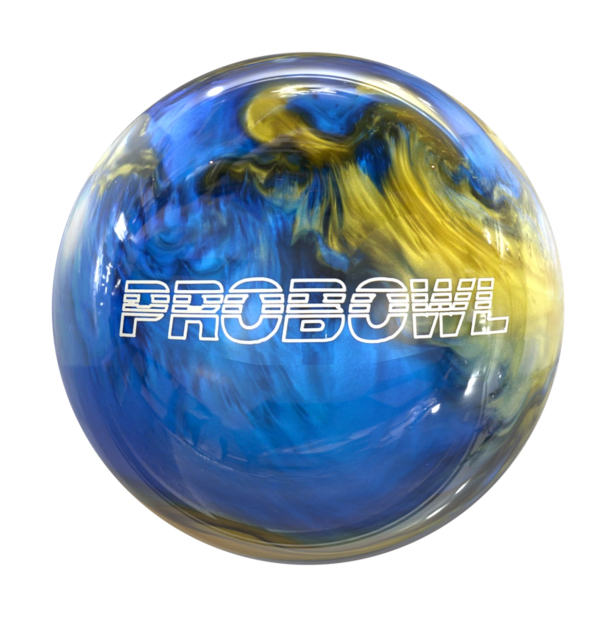 Pro Bowl Ball  / Blue / Black / Gold  - New