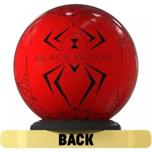 On The Ball-Bowlingbälle im Design Top Black Widow Red