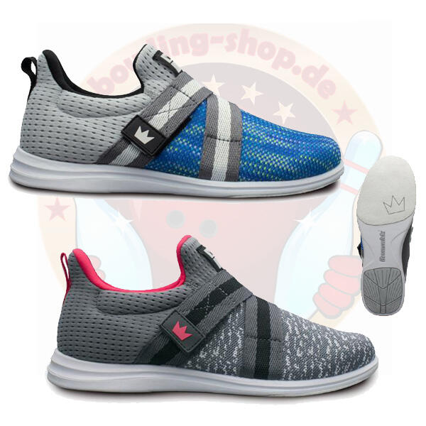 Brunswick Bowling Schuh "Versa"   Blue/Silver oder Grey/Pink Women