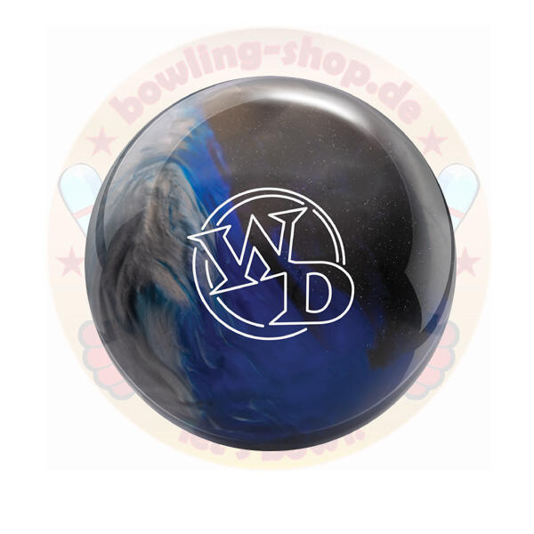 White Dot Bowlingball Columbia 300 Color Blue / Black / Silver Polyester / Räumball