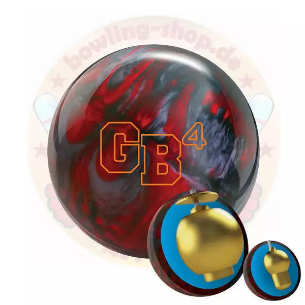 GB4 Pearl Ebonite Bowlingball Pearl Reactive mittelgeölt