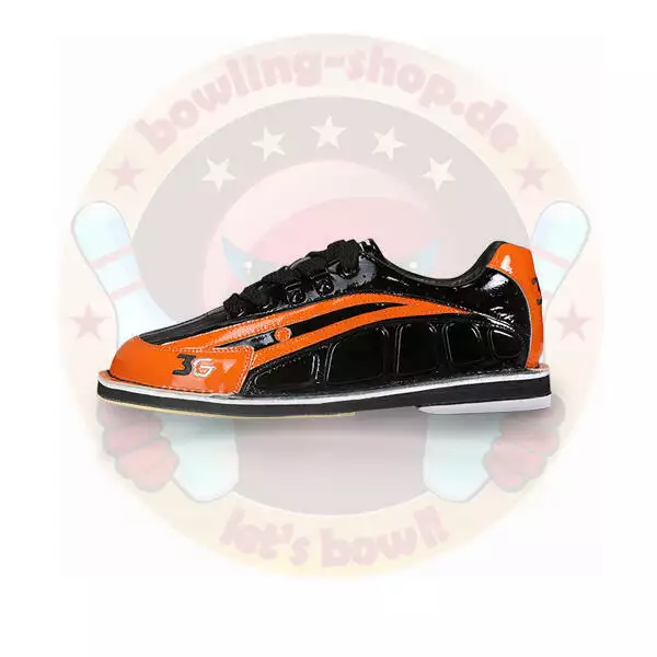 3G Black / Orange Tour Ultra C RH Shoe Bowlingschuhe Performance